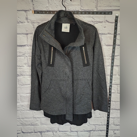 Cabi gray and black comtemporary and functional jacket Size Small - Picture 2 of 14